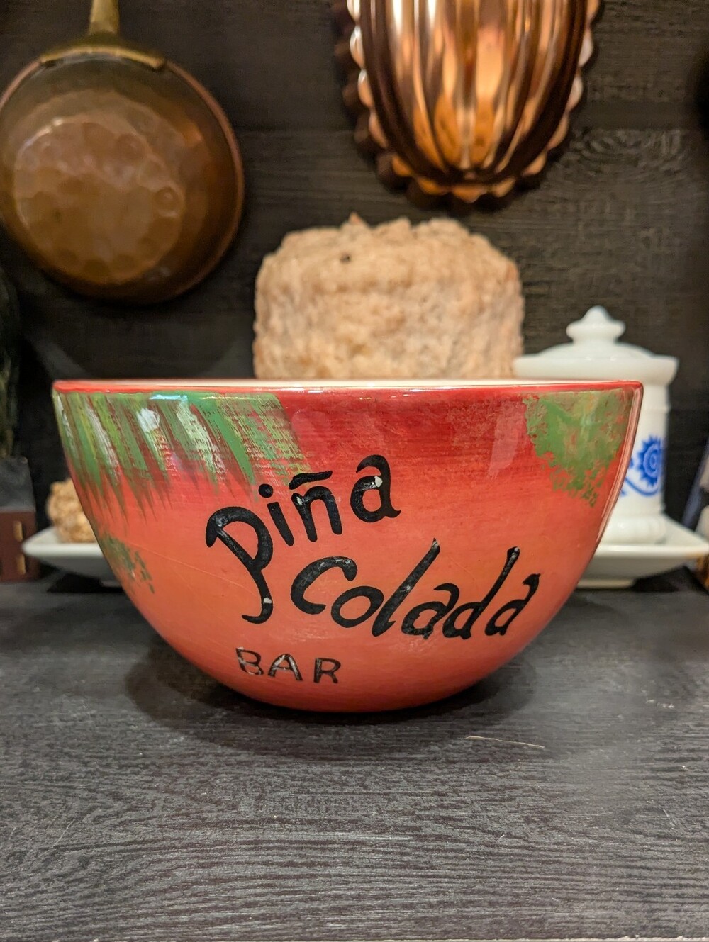 Certified International Pina Colada Bar Bowls Kate McRostie Set of 2 - Picture 3 of 6